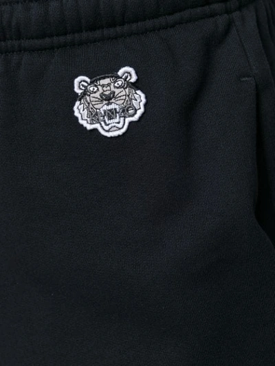 Shop Kenzo Tiger Track Pants In Black