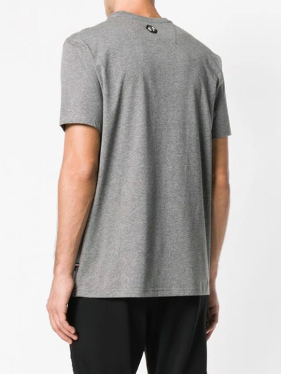 Shop Philipp Plein Logo Print T-shirt - Grey