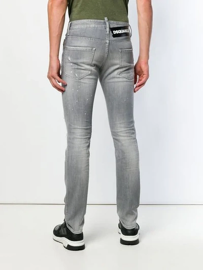 DSQUARED2 修身牛仔裤 - 灰色
