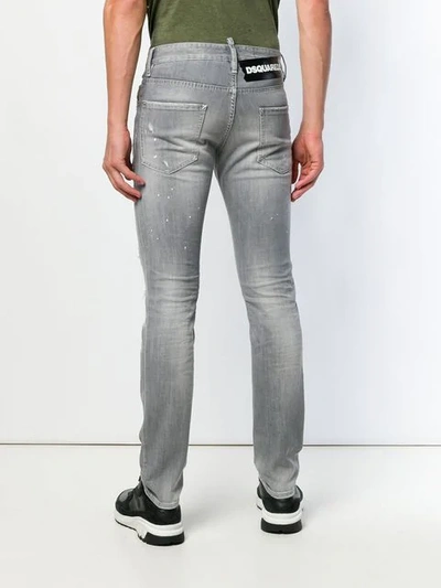 Dsquared2 Slim Fit Jeans In Grey