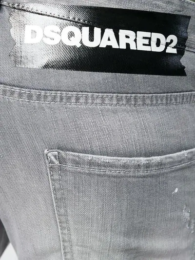Dsquared2 Slim Fit Jeans In Grey