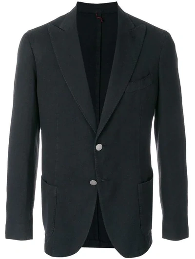 Shop Biagio Santaniello Double Button Blazer In Black