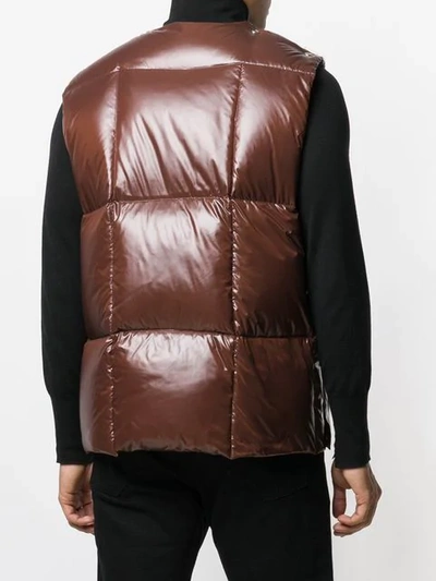 CALVIN KLEIN 205W39NYC KNITTED PADDED GILET - 黑色