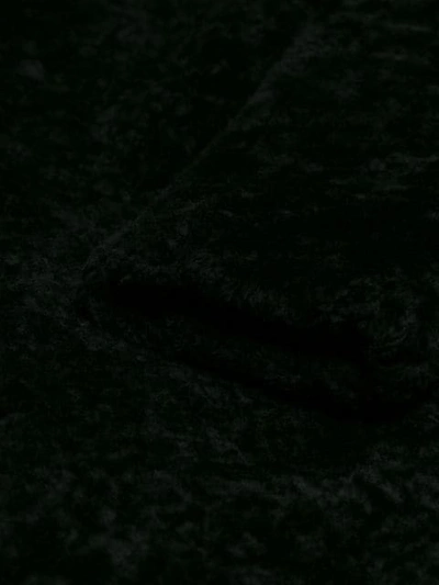 Shop Saint Laurent Shearling Coat In Black