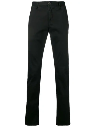 Shop Incotex Classic Chinos In Black