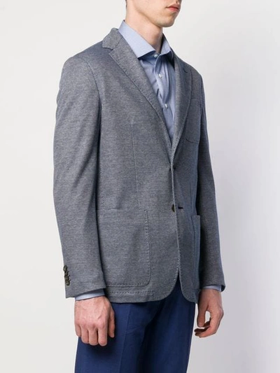 Shop Canali Tailored Blazer In Blue