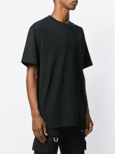 Shop Off-white Cross Logo Print T-shirt In Black