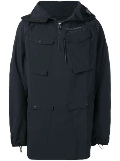 Shop Maharishi Travel Cargo Lightweight Jacket In Black