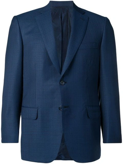 Shop Brioni Classic Formal Blazer In Blue