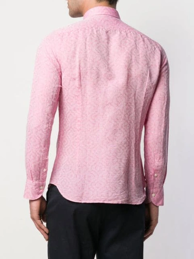 Shop Al Duca D'aosta Faded Print Shirt In Pink