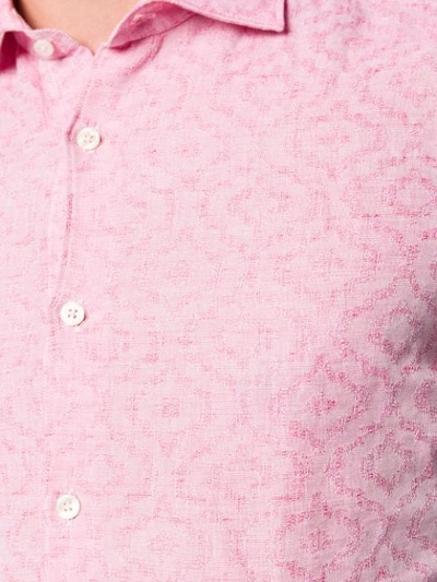 Shop Al Duca D'aosta Faded Print Shirt In Pink