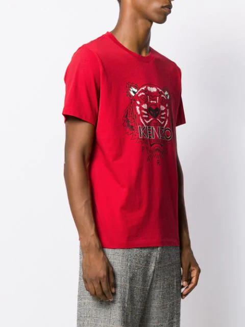 kenzo red tiger t shirt