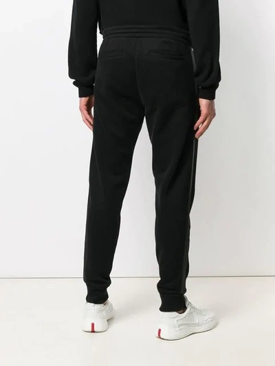Ralph Lauren Contrast Logo Track Pants In Black