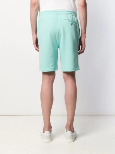 Shop Polo Ralph Lauren Logo Printed Track Shorts In Green