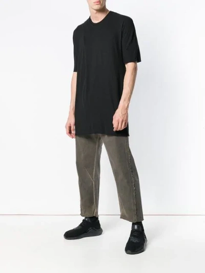 Shop Lost & Found Ria Dunn Folded T-shirt - Black