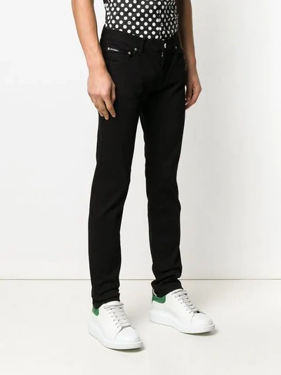 Shop Dolce & Gabbana Skinny-leg Jeans In Black