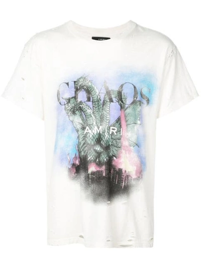 Shop Amiri City Dragon T-shirt - White
