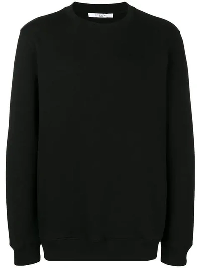 Shop Givenchy 4g Embroidered Back Sweatshirt In Black