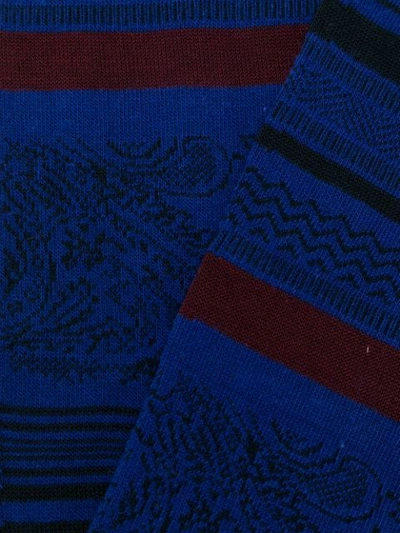 Shop Etro Lange Socken - Blau In Blue