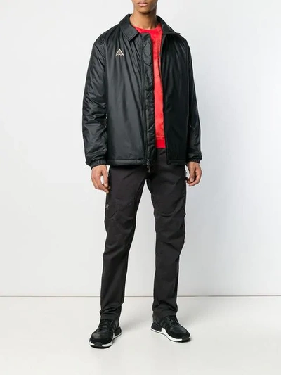 Shop Nike Acg Primaloft Jacket In Black