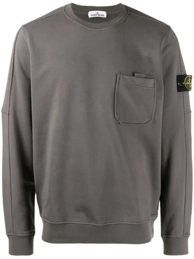 Stone island chest pocket sweatshirt sale
