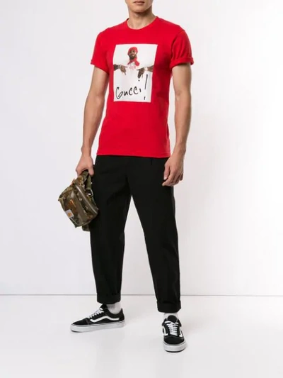 mave FALSK Pil Supreme Gucci Mane T-shirt In Red | ModeSens