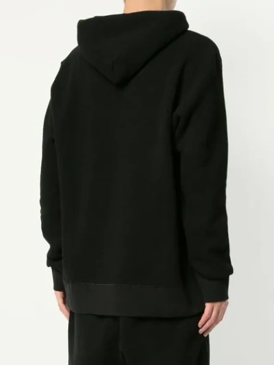 Shop Makavelic Soft Warm Hoodie In Black