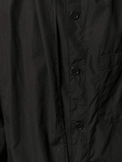 Shop Yohji Yamamoto Deconstructed Shirt In Black