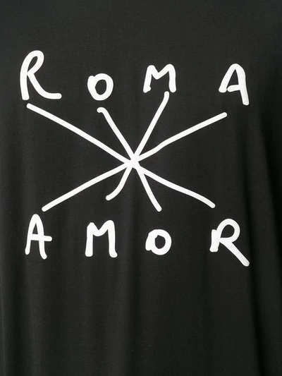 Shop Fendi Roma Amor T In Black