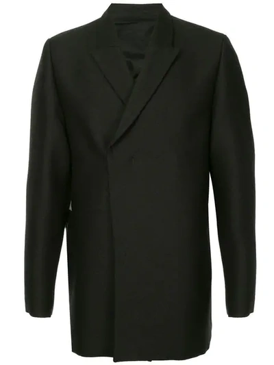 Shop Rick Owens Bell Jmf Oversized Jacket In Black
