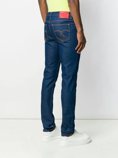 Shop Fiorucci Terry Jeans In Blue