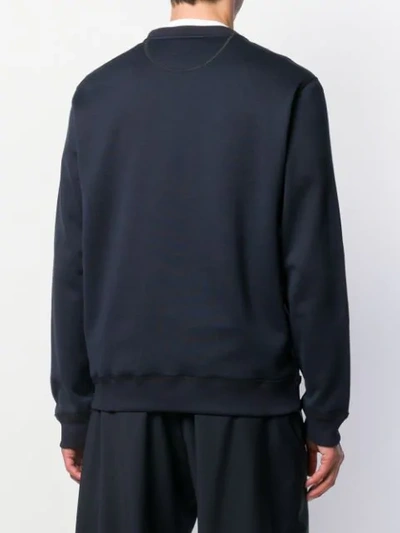 Shop Valentino Vlogo Sweatshirt In Black