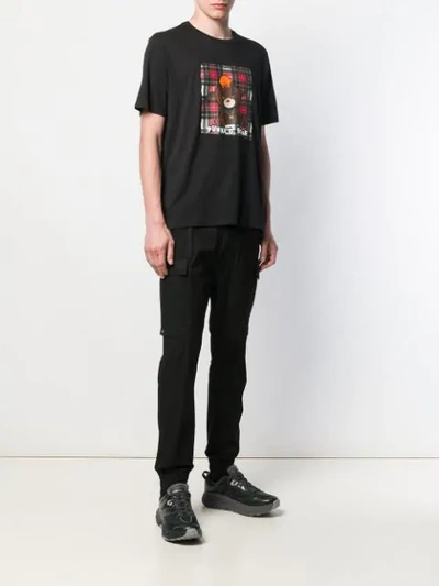 Shop Neil Barrett Bear Print T-shirt In Black