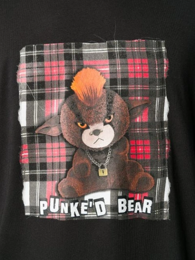 Shop Neil Barrett Bear Print T-shirt In Black