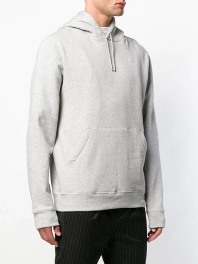 Shop Norse Projects Classic Plain Hoodie - Grey