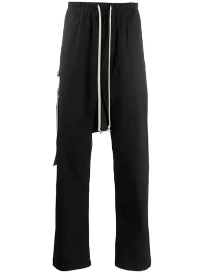 RICK OWENS COULISSE TROUSERS - 黑色