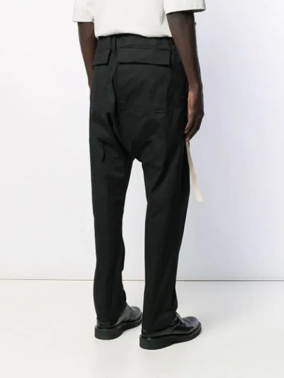 Shop Rick Owens Coulisse Trousers In Black