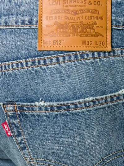 Shop Levi's 512 Slim-fit Jeans In Blue