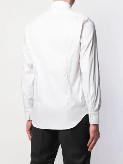 Shop Alessandro Gherardi Spread Collar Shirt In White