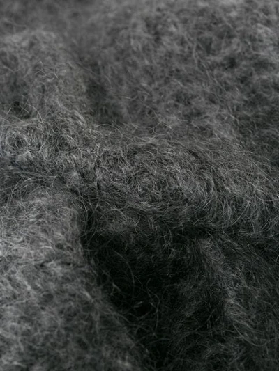 Shop Prada Knit Sweater In Grey