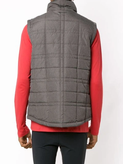 Shop Track & Field Padded Gilet In Grey