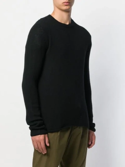 Shop Bottega Veneta Long Sleeved Sweatshirt In Black
