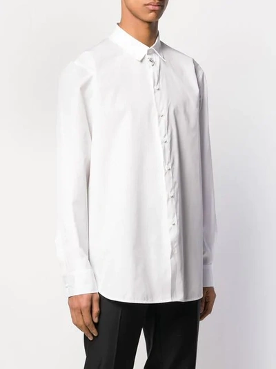 Shop Dsquared2 Classic Curved Hem Shirt In White