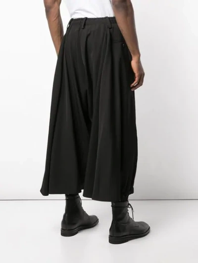 Shop Yohji Yamamoto Cropped Loose In Black