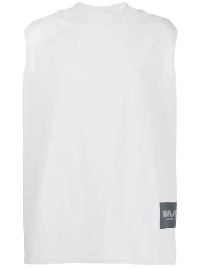 RICK OWENS OVERSIZED TANK TOP - 灰色