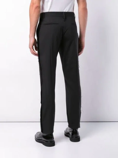 Shop Yang Li Skinny Tailored Trousers In Black