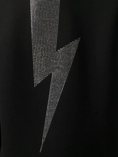 Shop Neil Barrett Thunderbolt Sweatshirt In Black