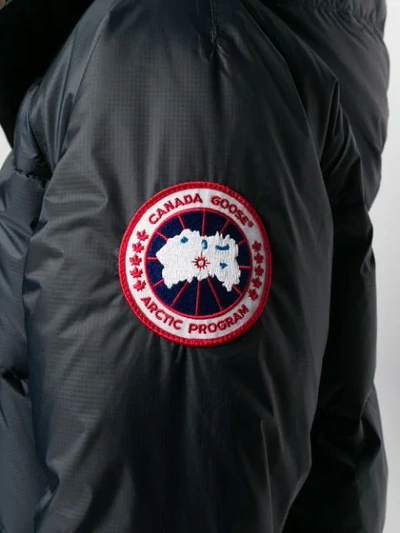 Shop Canada Goose Oversized Padded Jacket In Black