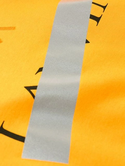 Shop Lanvin Logo Print Sweatshirt In Yellow