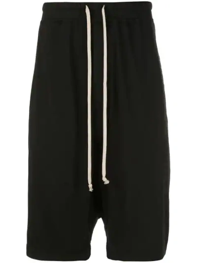 Shop Rick Owens Drkshdw Drawstring Waist Shorts In Black